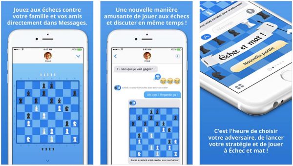 App de la semaine : Apple vous offre le jeu Échec et mat!