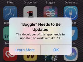 187 000 applications sont actuellement incompatibles avec iOS 11