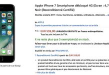 Bon Plan : des iPhone 7 de 32 Go à partir de 559€