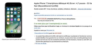 Bon Plan : des iPhone 7 de 32 Go à partir de 559€
