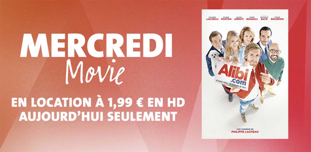 Mercredi Movie : le film « Alibi.com » en location pour seulement 1,99 € en HD