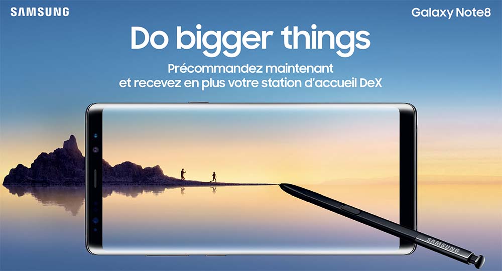 Les opérateurs lancent à leur tour les précommandes du Galaxy Note 8