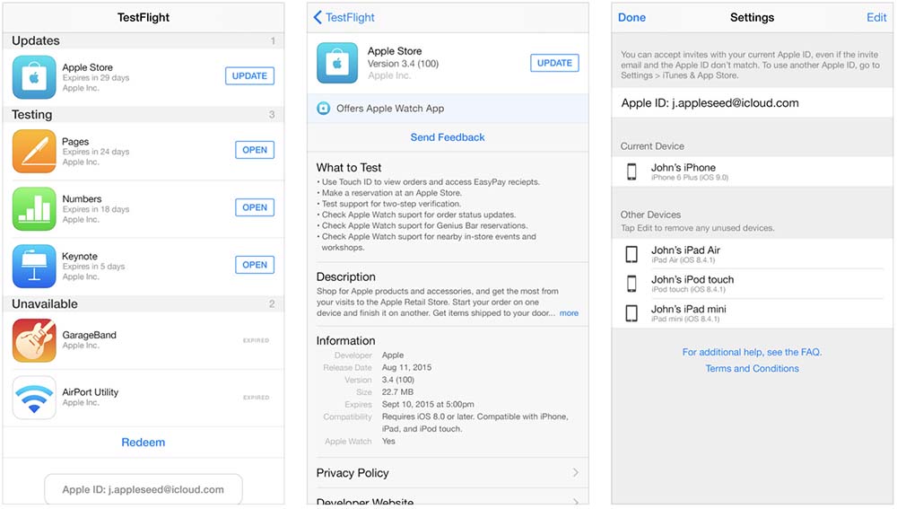 TestFlight : Apple permet maintenant d'inviter jusqu'à 10.000 bêta-testeurs
