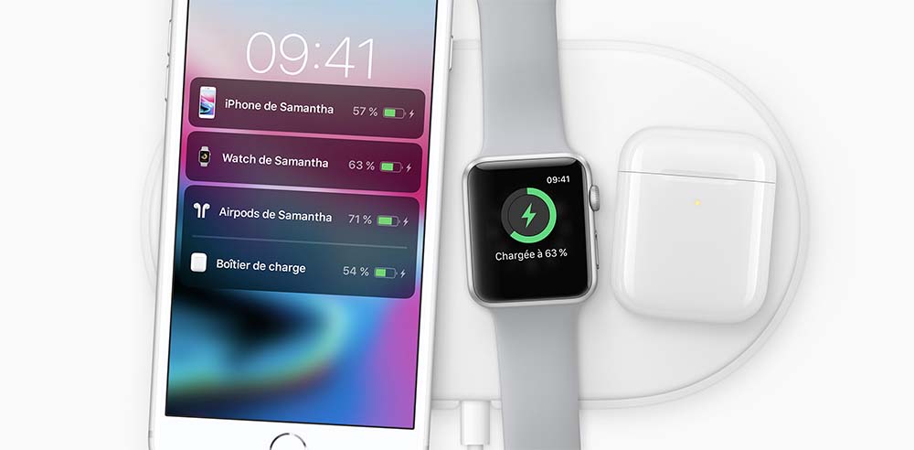 L'AirPower ne fonctionnera pas avec les Apple Watch avant la Serie 3