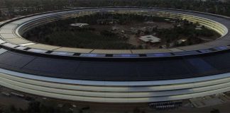 L'Apple Park sous le coucher de soleil de Californie [Vidéo 4K]