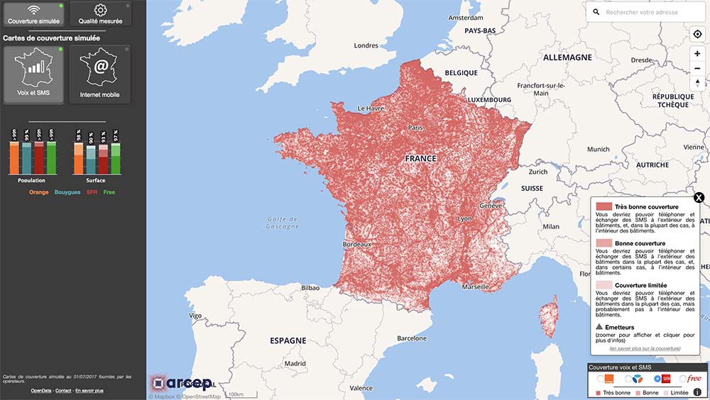 Comment connaître précisément la couverture mobile de son opérateur