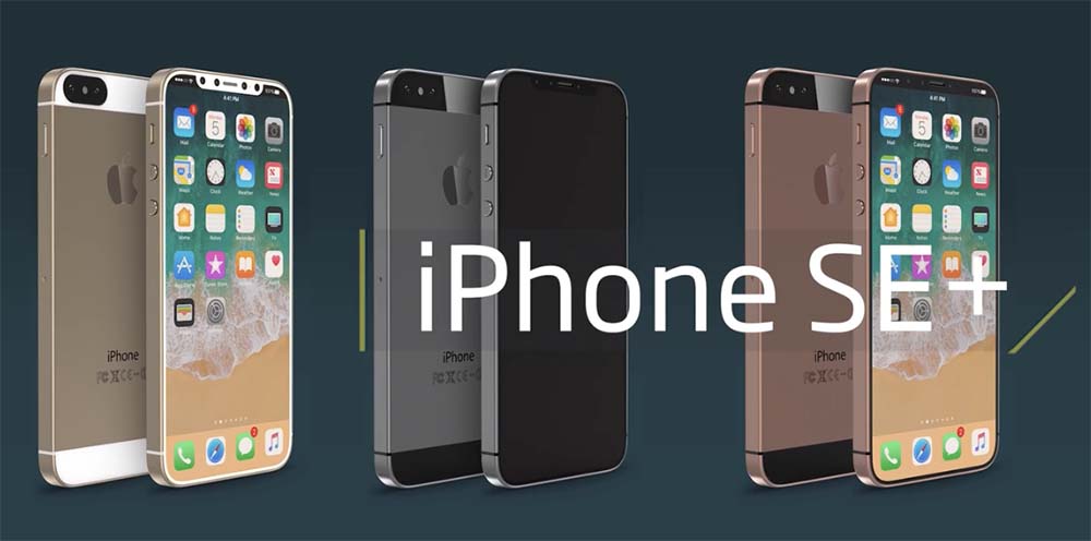 Concept d'iPhone SE+ aux allures d'iPhone X [Vidéo]