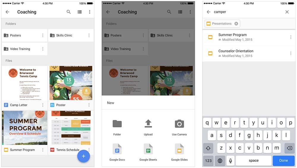 google-drive-compatible-app-fichiers-ios-11 Google Drive est maintenant compatible avec l'app Fichiers d'iOS 11