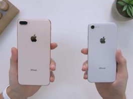 Les iPhone 8 / 8 Plus US ont droit à un dos plus épuré qu'en Europe