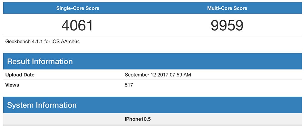 iPhone X : le processeur A11 Fusion serait-il aussi performant ?