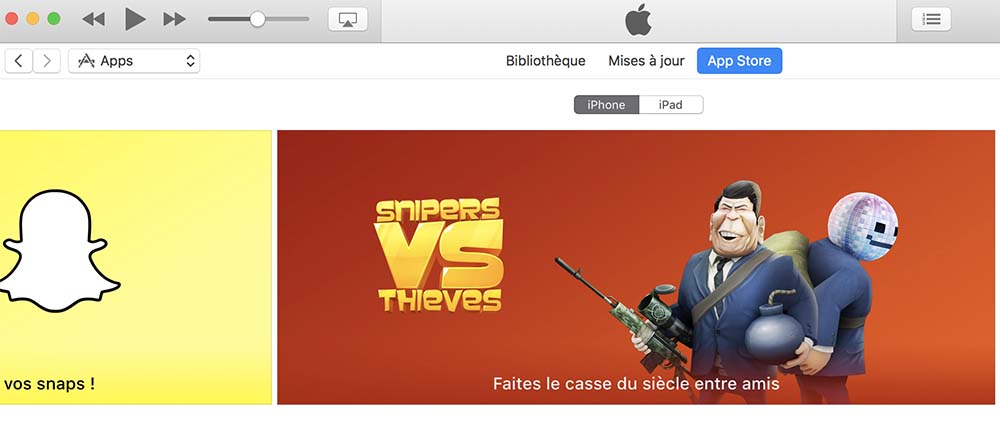 iTunes 12.7 : Apple supprime l'onglet App Store !