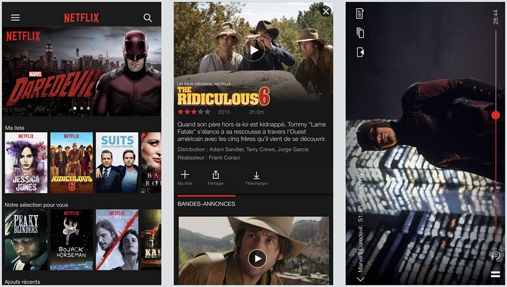 Netflix pour iOS : support du streaming en HDR et d'iOS 11