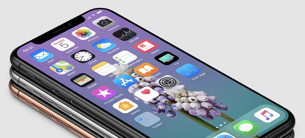 De nouveaux rendus 3D de l'iPhone X avec une façade noire