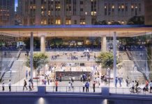 Apple réduit la luminosité du magasin à Chicago pour protéger les oiseaux migrateurs