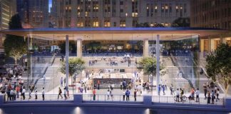 Apple réduit la luminosité du magasin à Chicago pour protéger les oiseaux migrateurs