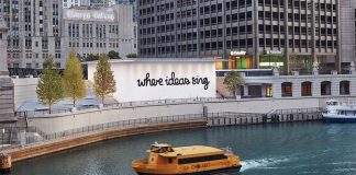 Apple a demandé à deux artistes de décorer le nouvel Apple Store à Chicago