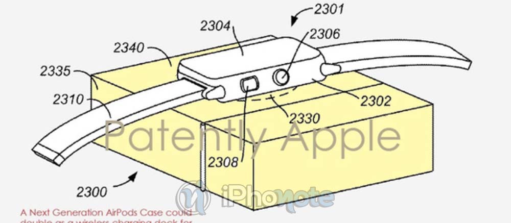 brevet-airpods-batterie-secours Apple pourrait transformer le boîtier des AirPods en batterie de secours pour l'Apple Watch