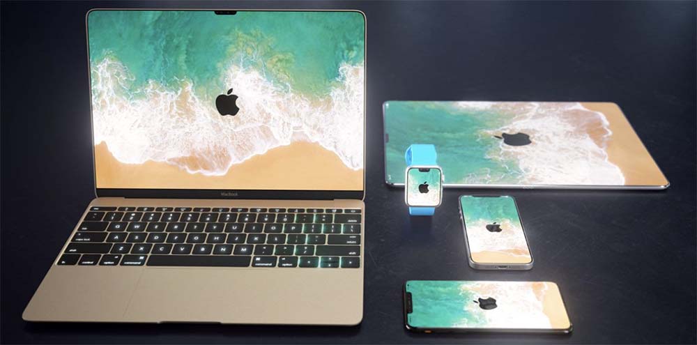 Après l'iPhone X, voici l'écran OLED borderless sur iPad, Apple Watch et Mac