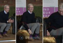 Quand l'iPhone X tombe de la poche de Tim Cook [Vidéo]