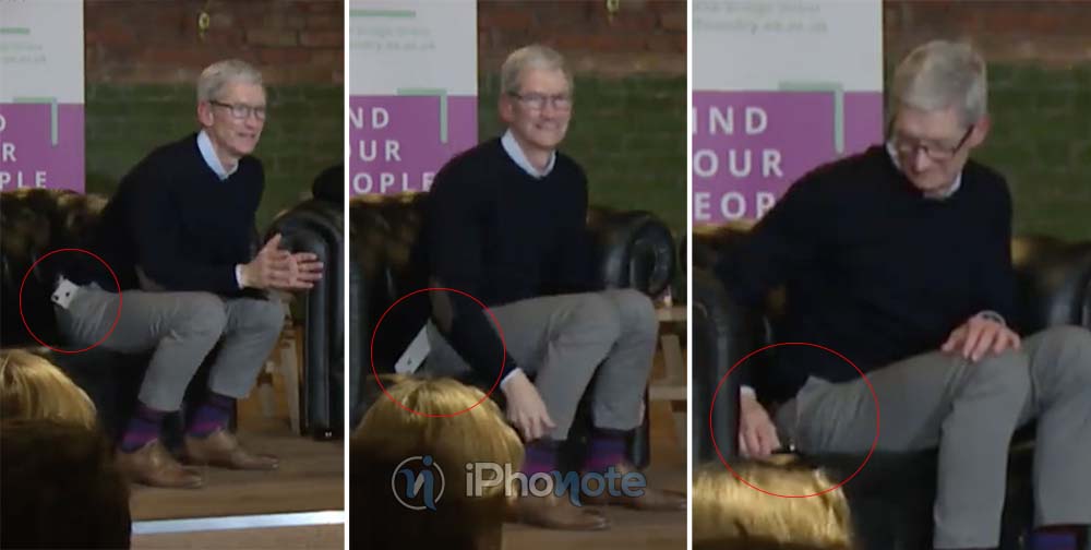 Quand l'iPhone X tombe de la poche de Tim Cook [Vidéo]