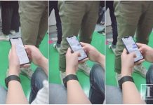 Un utilisateur se promène avec un iPhone X à Séoul [Photos]