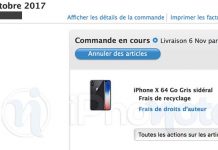 Quand recevrez-vous votre iPhone X ?