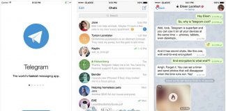 Importante mise à jour de l'app Telegram Messenger