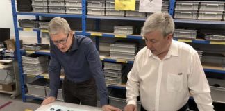 Tim Cook fait une escale chez Eldim ! [Photos]