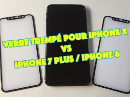 Comparons un verre trempé pour iPhone X aux écrans d'iPhone 7 Plus et iPhone 6