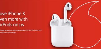 Vodafone UK offrira des AirPods en cas de pré-commande d'un iPhone X