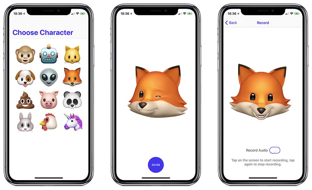AnimojiStudio : créer des vidéos d'Animojis sans limite de temps