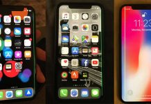 iPhone X : un défaut de l'écran fait apparaître une ligne verte [Photos]