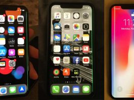 iPhone X : un défaut de l'écran fait apparaître une ligne verte [Photos]