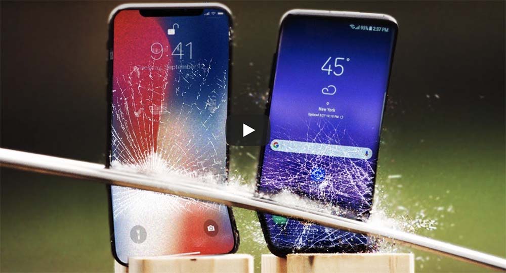 Quand tu reçois ton iPhone X, tu peux téléphoner ou...le fracasser ! [Vidéo]