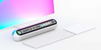 Et si le Mac mini prenait l'allure d'une enceinte avec Touch Bar [Concept]