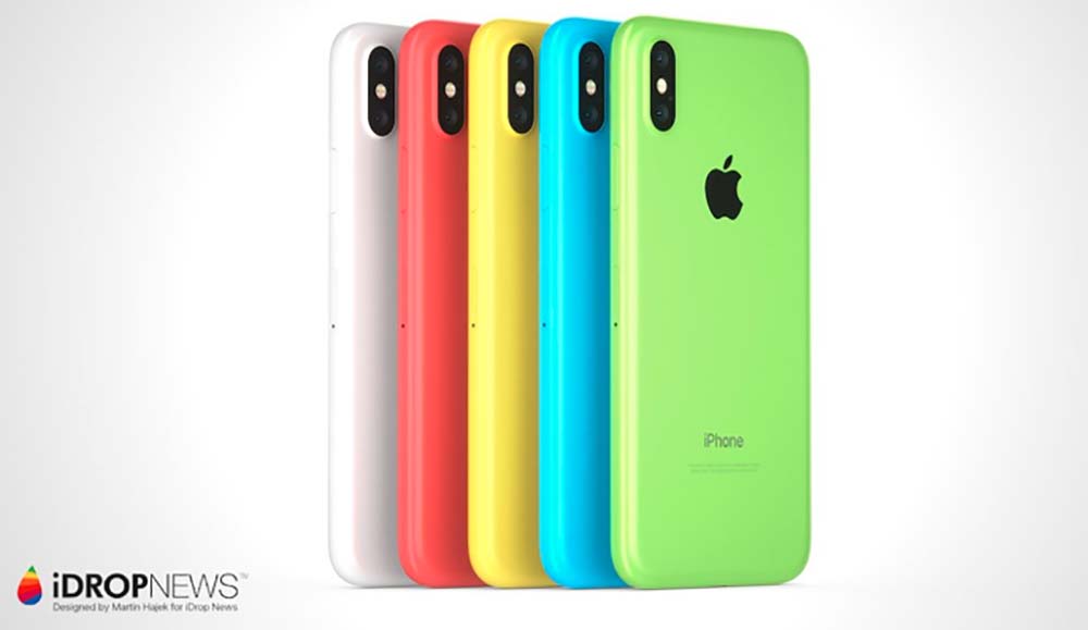 iPhone Xc : le mélange parfait entre l'iPhone 5c et l'iPhone X [Concept]