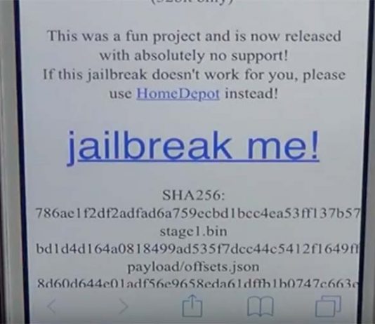 Jailbreak iOS 9.1 > 9.3.4 disponible avec JailbreakMe 4.0 ! Jailbreak iOS 9.1 > 9.3.4 disponible avec JailbreakMe 4.0 !