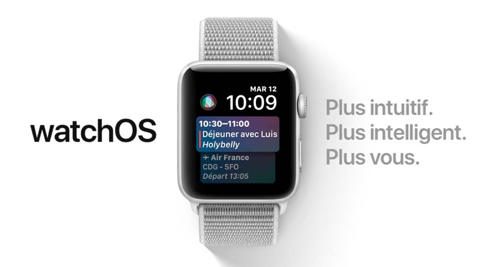Apple sort watchOS 4.2 en version finale
