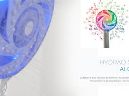 HYDRAO Shower Aloé : le pommeau de douche connecté écoresponsable