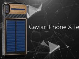 Dépenseriez-vous 4 500 $ pour iPhone X avec des panneaux solaires au dos ?
