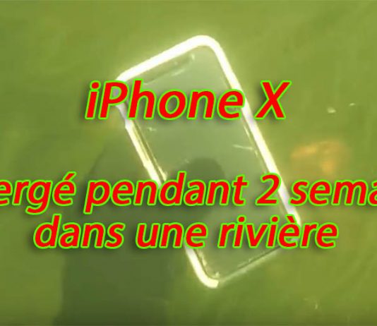 Son iPhone X fonctionne encore après deux semaines au fond d’une rivière