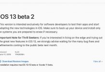 Bêta 2 : iOS 13, iPadOS 13, tvOS 13, watchOS 6 et macOS Catalina