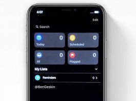 iOS 13, voici la nouvelle application Reminders en mode sombre