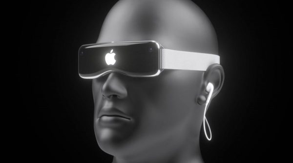 Concept du casque de réalité augmentée d'Apple