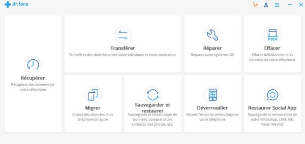 Dr.fone : transférer des données