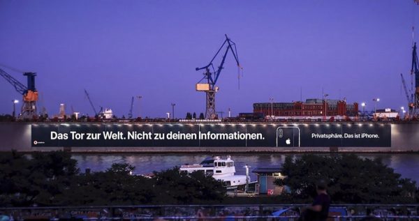 Pub Apple sur la confidentialité en Allemagne