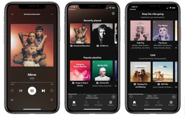 Spotify - abonnés Premium