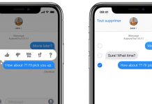 Apple parle de messages programmés sur iMessage et de textes sur Apple Music