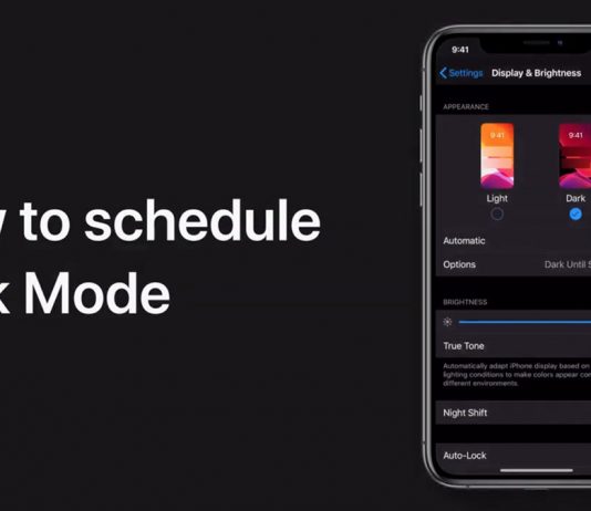 iOS 13 : Apple vous apprend à planifier le mode sombre sur iPhone/iPad