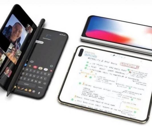 Nouveau concept de l’iPhone pliable avec écran ProMotion
